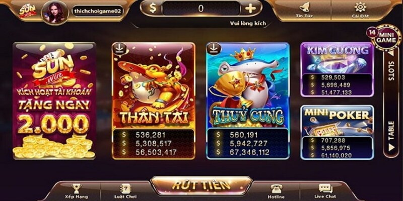 Sơ lược về game bài Sunwin