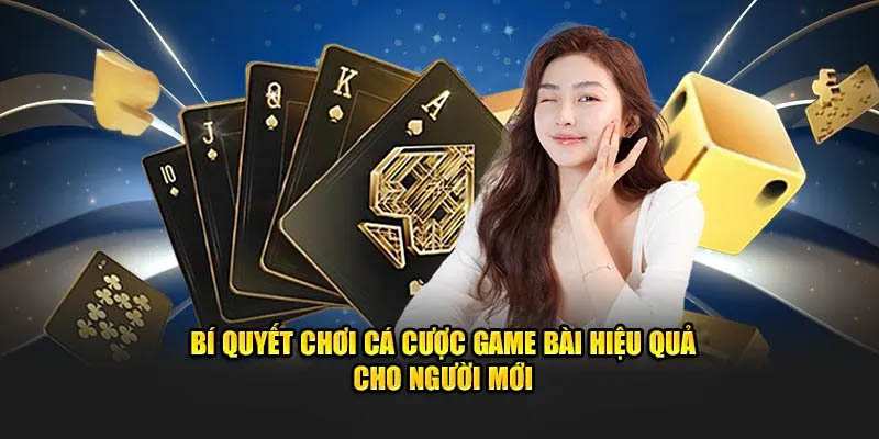 Bí quyết chơi cá cược game bài hiệu quả cho người mới